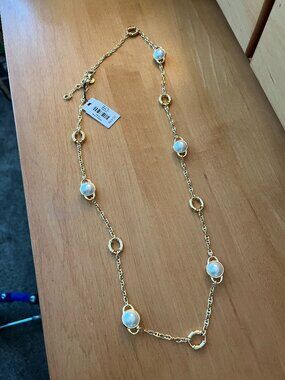 Leona Pearl Cabochon Necklace